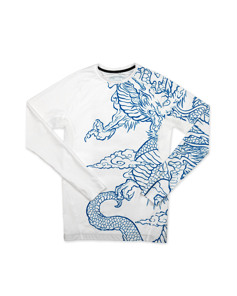 Blue Dragon Long Sleeve Rash Guard