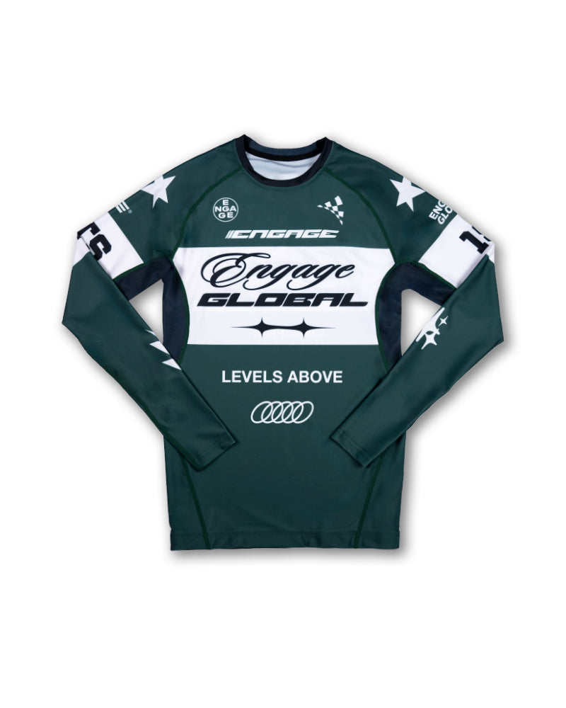 Pit Crew (Eucalypt) Long Sleeve Rash Guard