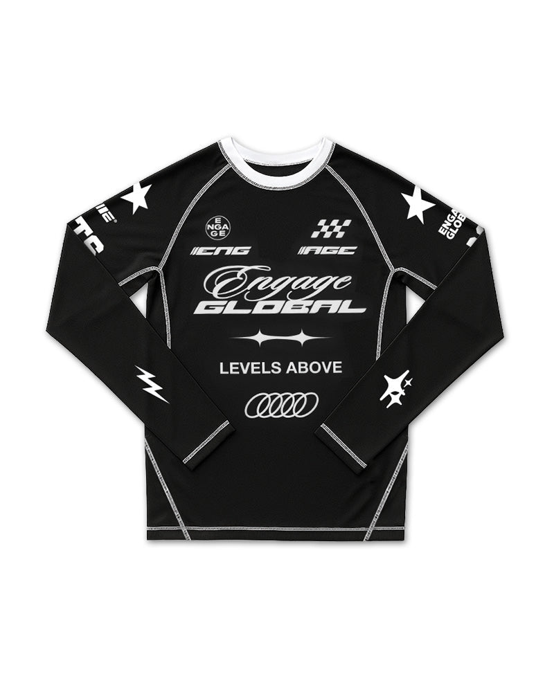 Pit Crew Long Sleeve Rash Guard