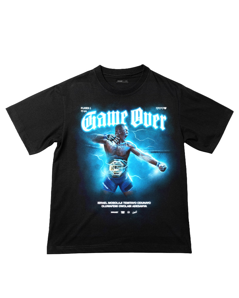 Israel Adesanya 'Game Over' Oversized Supporter T-Shirt