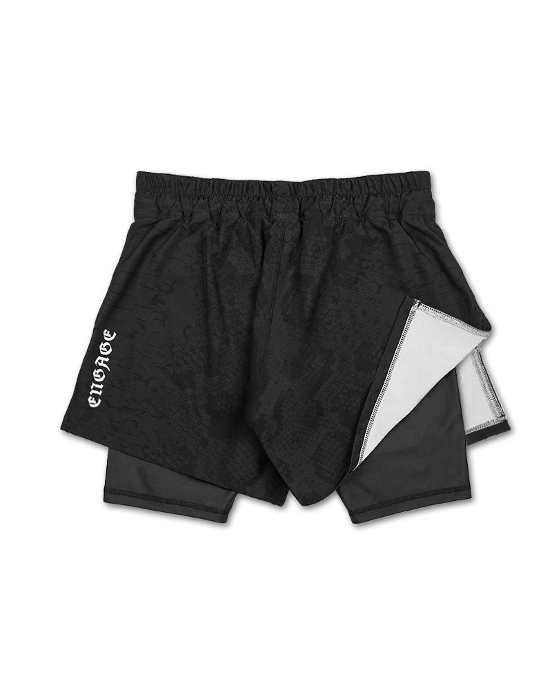 Viper (Onyx) 2-in-1 Hybrid Shorts