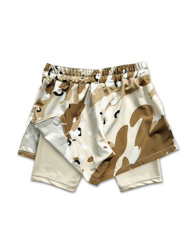 Arch Camo 2-in-1 Hybrid Shorts