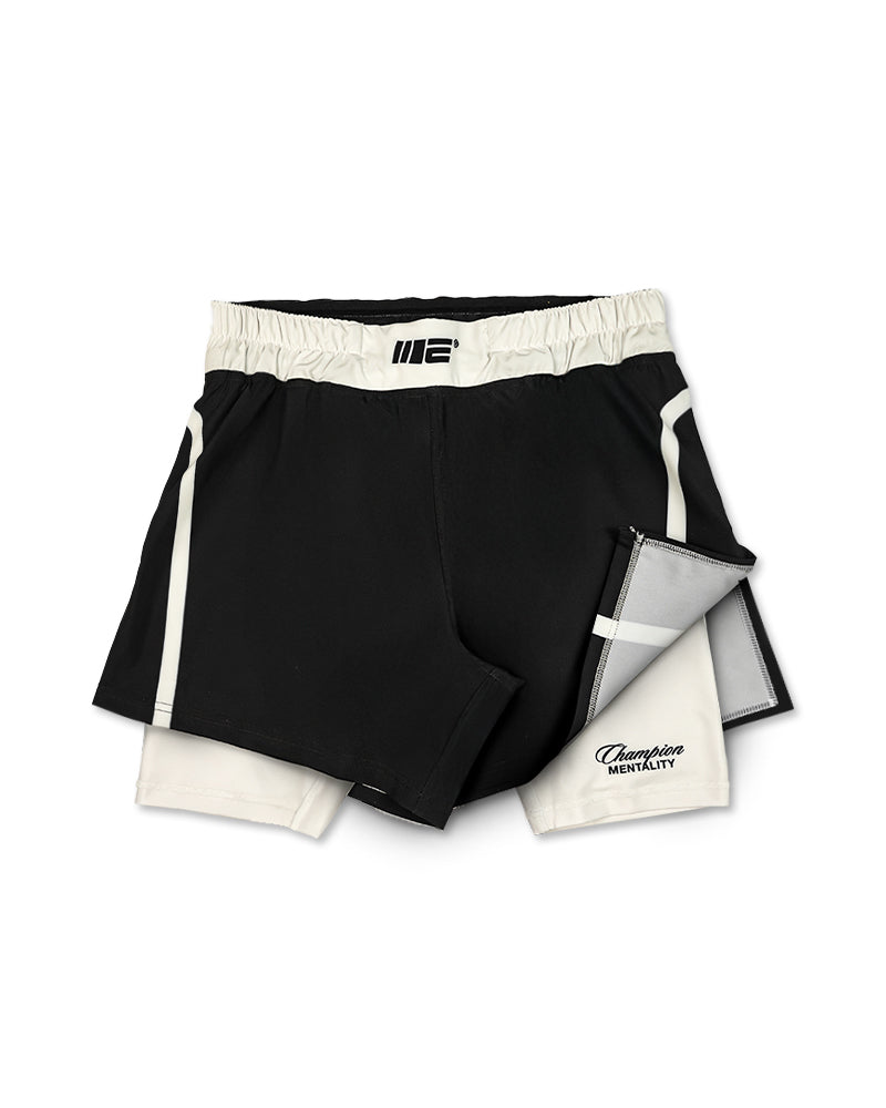 Invictus (Black) 2-in-1 Hybrid Shorts