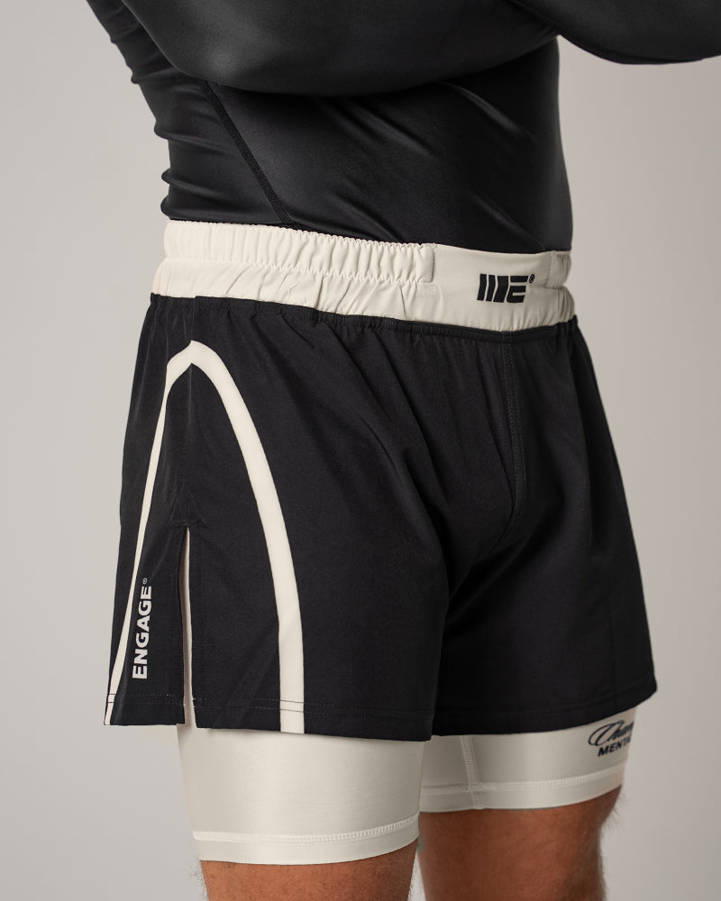 Invictus (Black) 2-in-1 Hybrid Shorts
