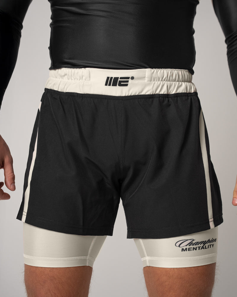 Invictus (Black) 2-in-1 Hybrid Shorts