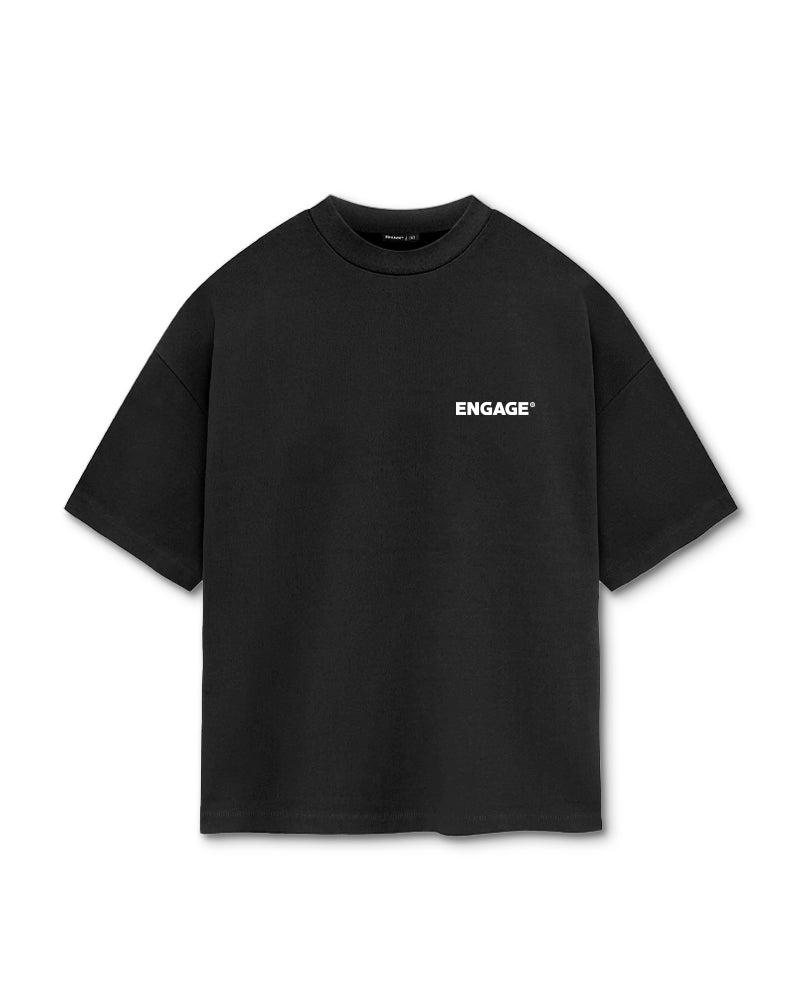 Engage Billboard Oversized T-Shirt (Black)
