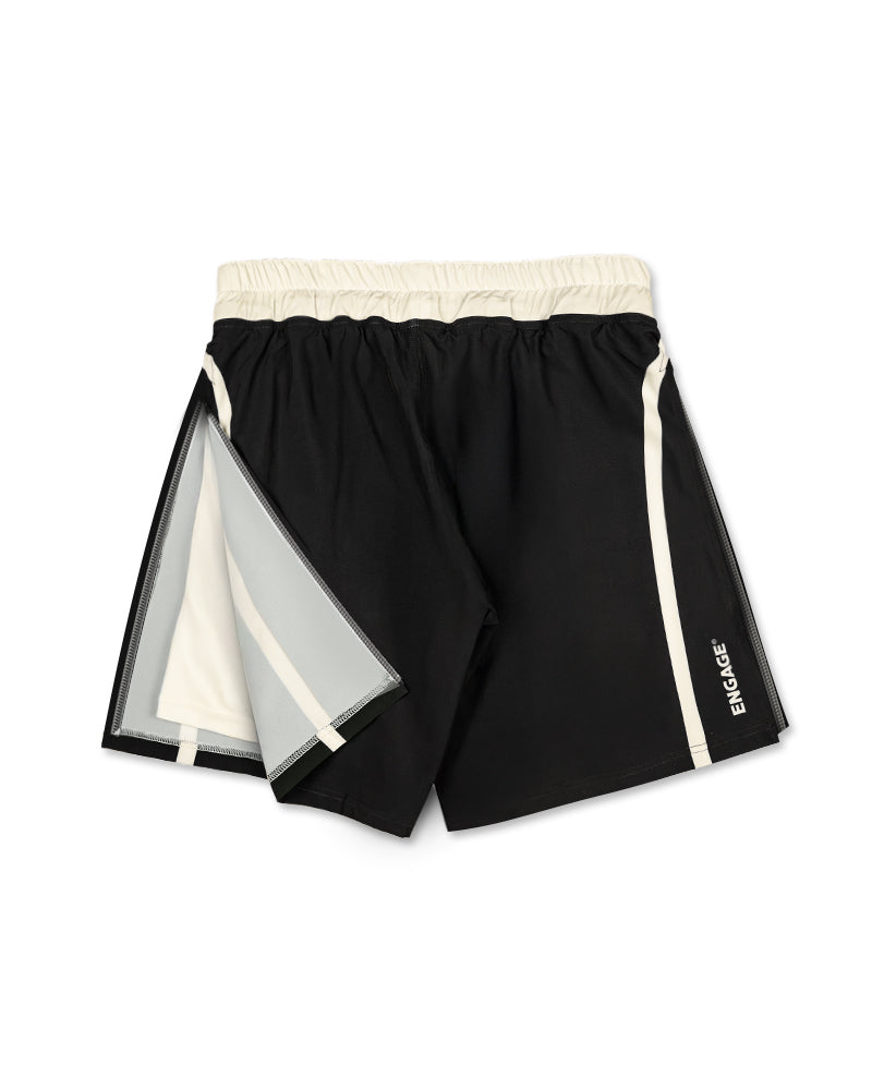 Invictus (Black) 2-in-1 Gladiator Shorts