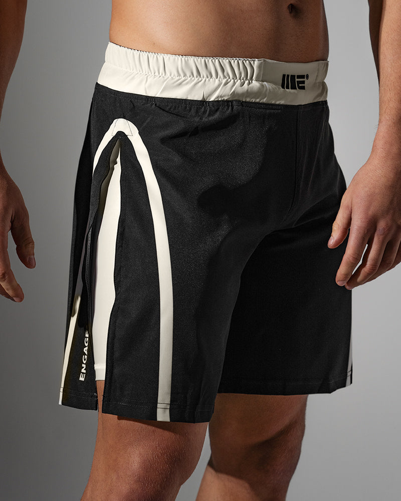 Invictus (Black) 2-in-1 Gladiator Shorts