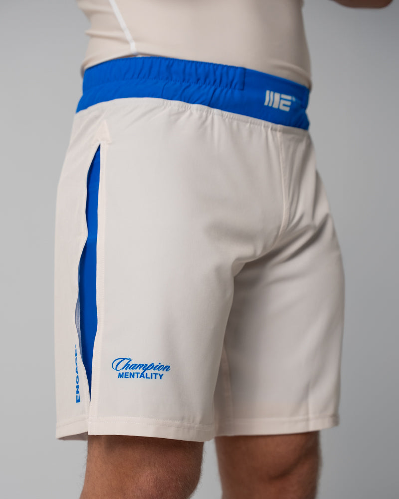 Invictus (Ivory Blue) 2-in-1 Gladiator Shorts