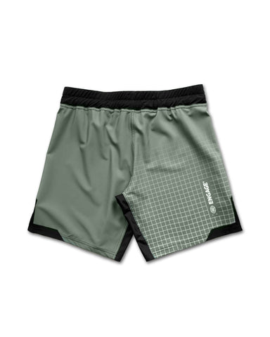 Olive Graph MMA Grappling Shorts