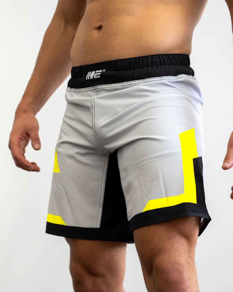 Cool Grey MMA Grappling Shorts