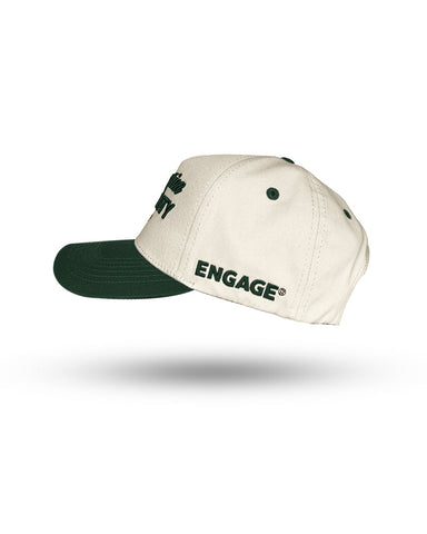 Engage Champion Mentality Snapback Hat (Off-White)