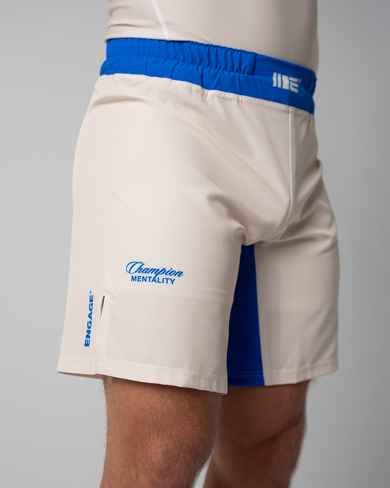 Invictus (Ivory Blue) MMA Grappling Shorts