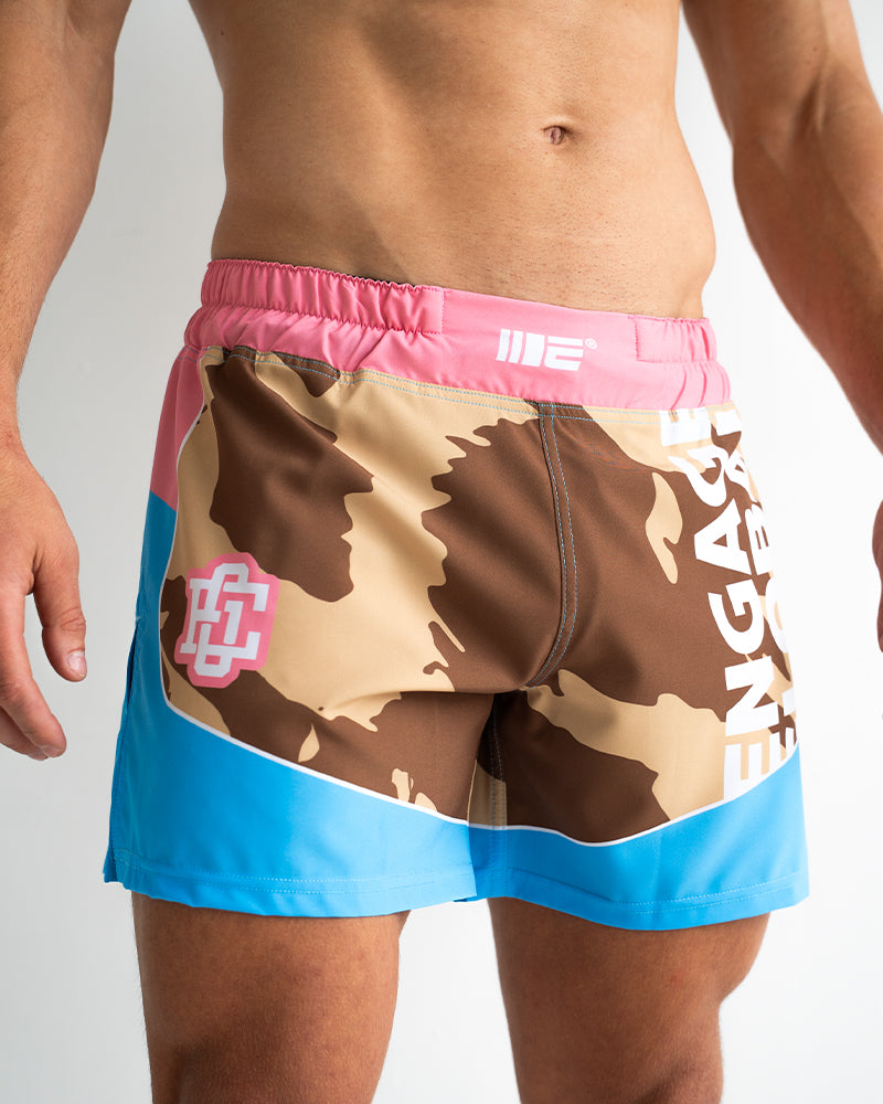 Miami Camo MMA Hybrid Shorts