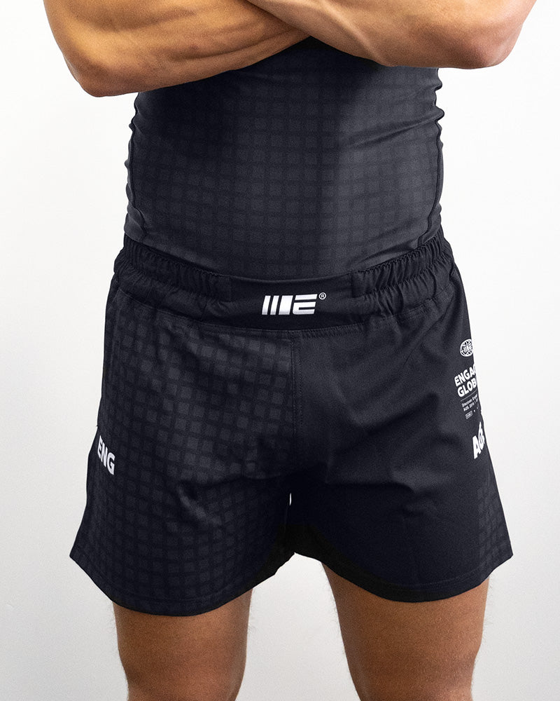 Grid Tech (Black) MMA Hybrid Shorts