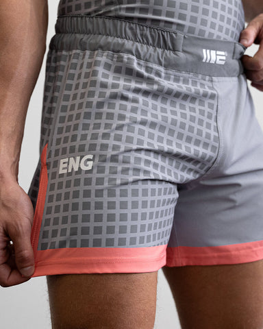 Grid Tech (Grey) MMA Hybrid Shorts