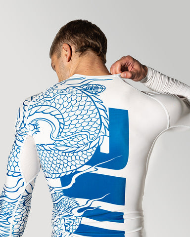 Blue Dragon Long Sleeve Rash Guard