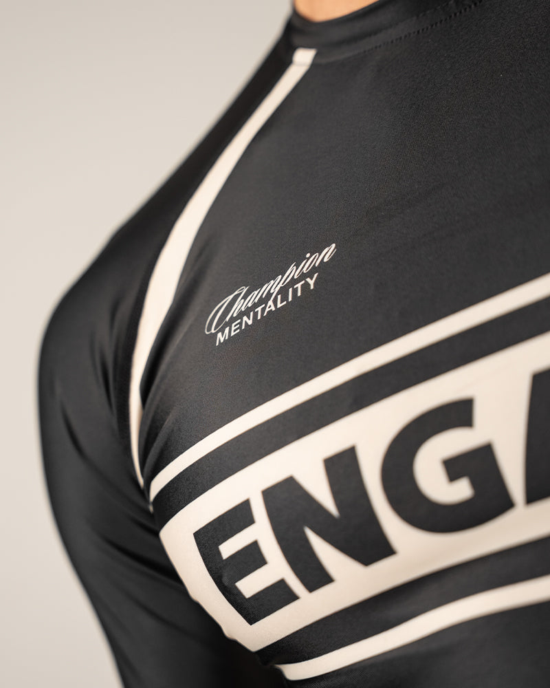 Invictus (Black) Long Sleeve Rash Guard