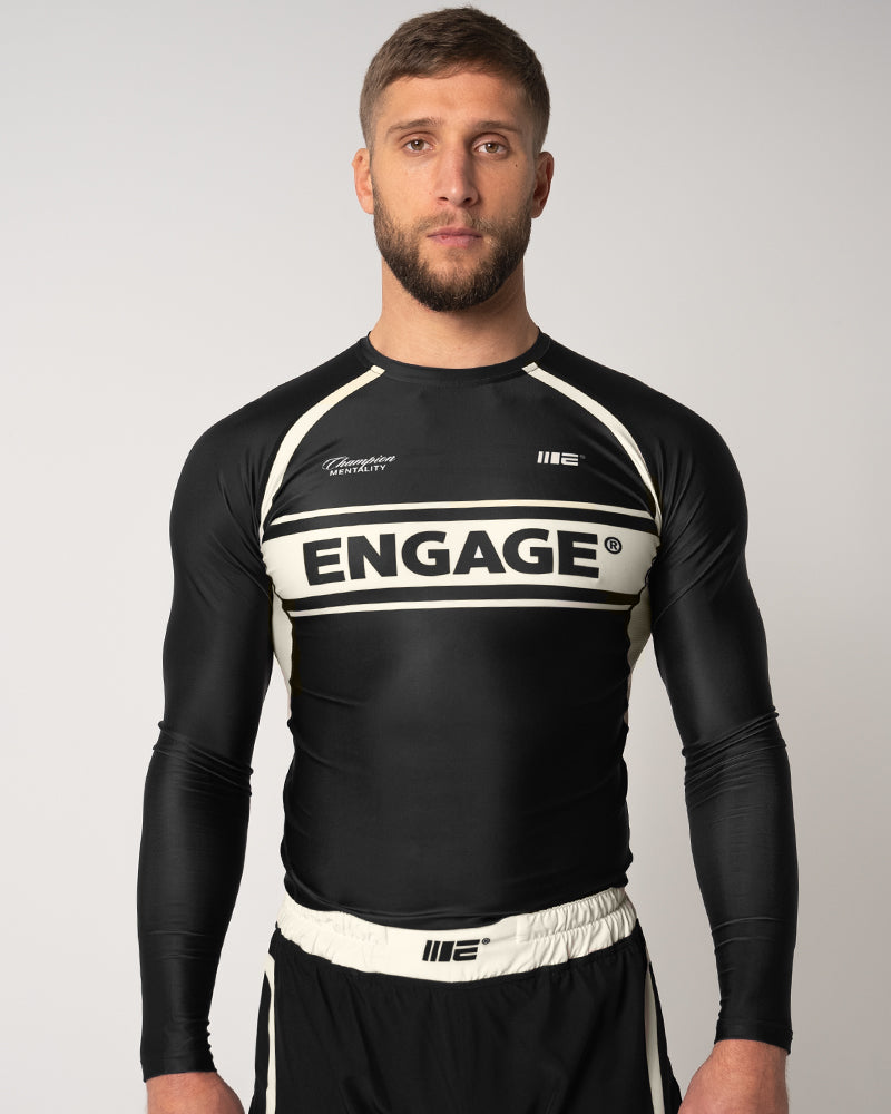 Invictus (Black) Long Sleeve Rash Guard