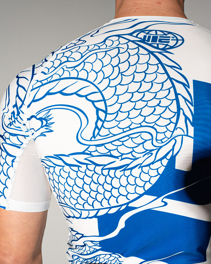Blue Dragon Short Sleeve Rash Guard