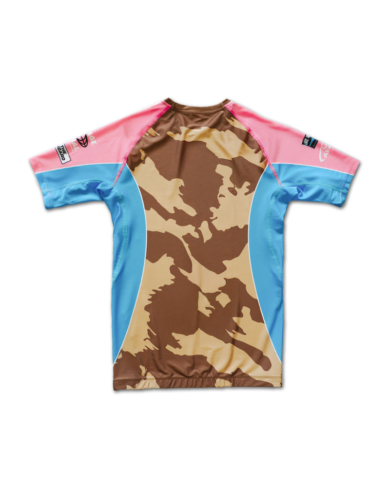 Miami Camo Short Sleeve Rash Guard