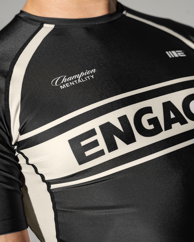 Invictus (Black) Short Sleeve Rash Guard