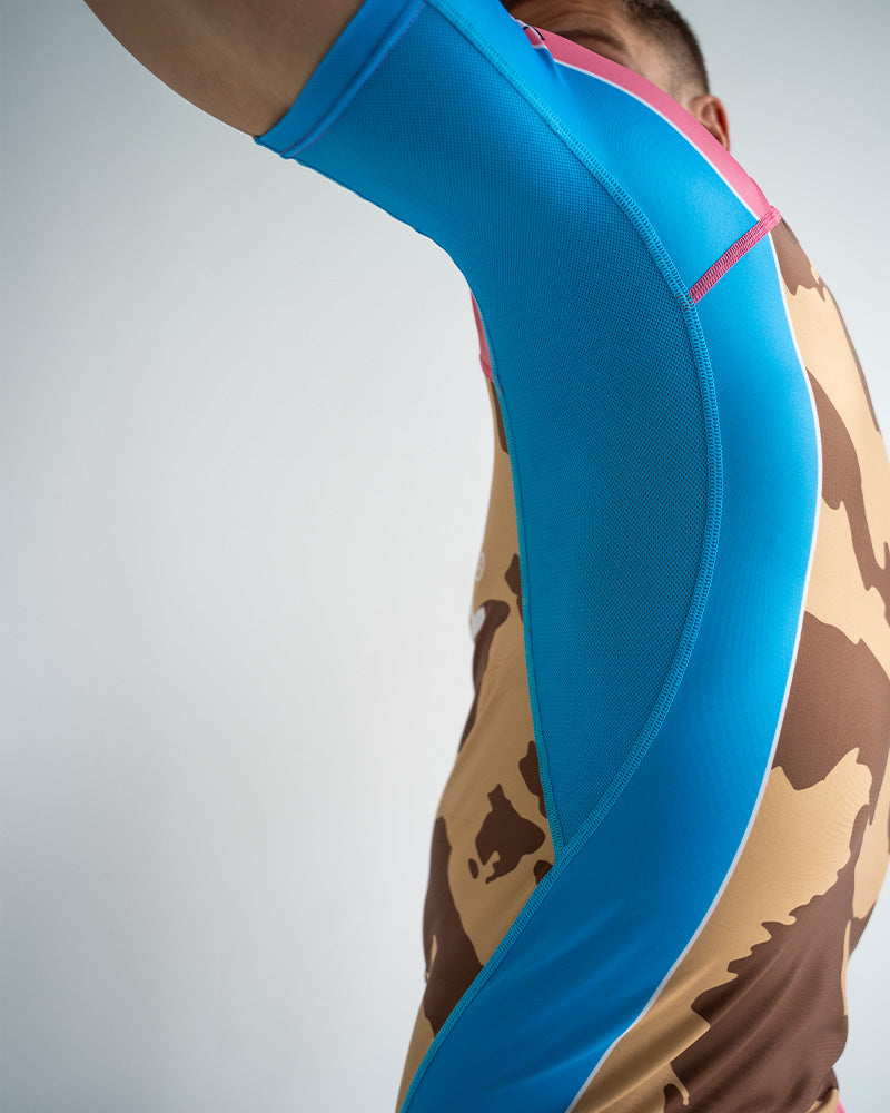 Miami Camo Short Sleeve Rash Guard