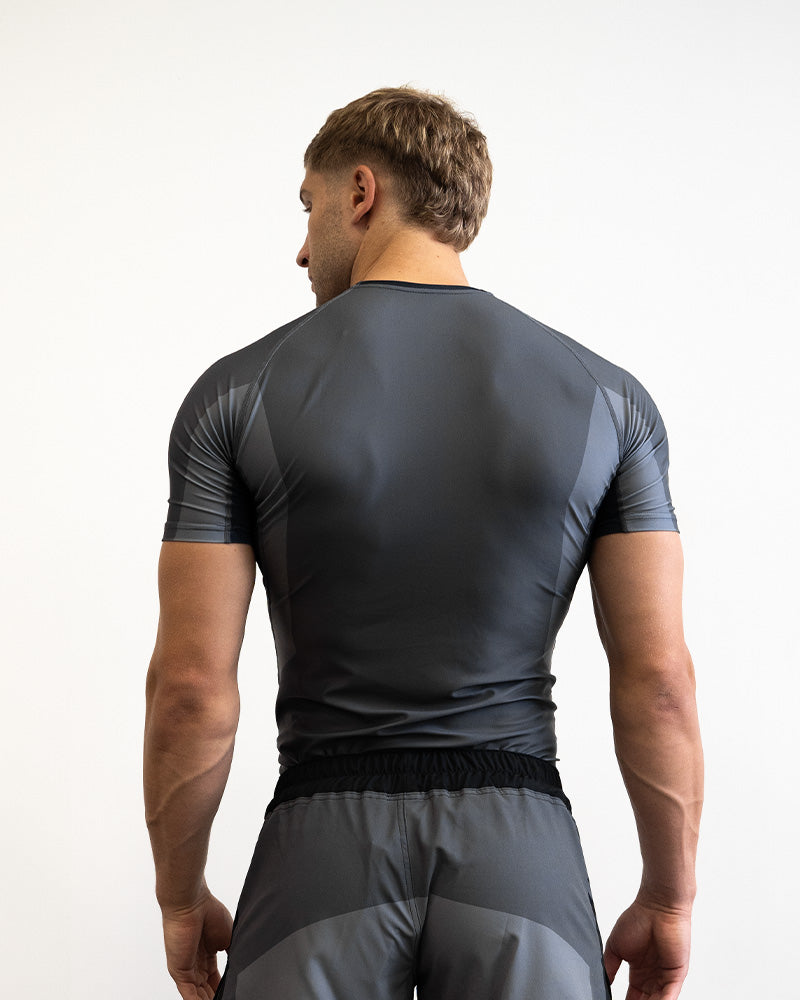 Engage Iron Grey Short Sleeve Rash Guard