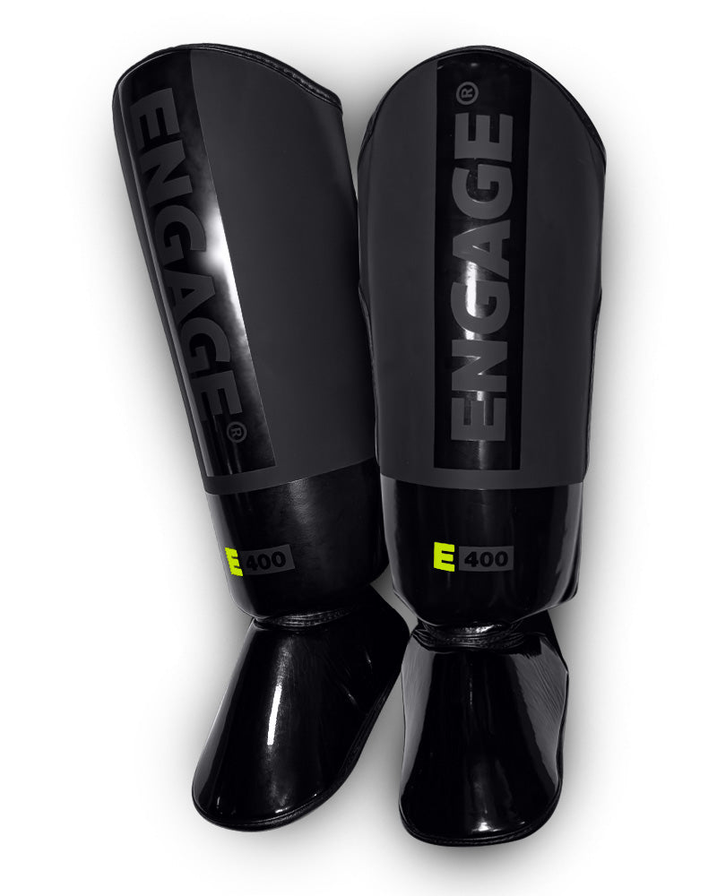 Engage E-Series Shin Guards (Black Volt)