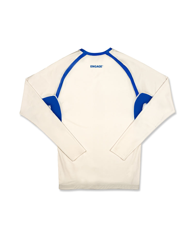 Invictus (Ivory Blue) Long Sleeve Rash Guard