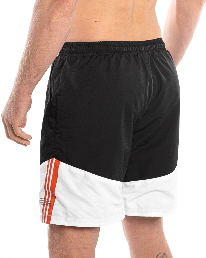 Engage Casual Block Shorts (Black/White)