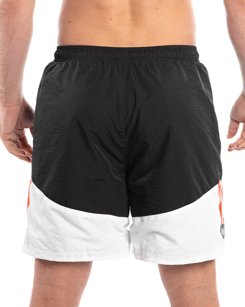 Engage Casual Block Shorts (Black/White)