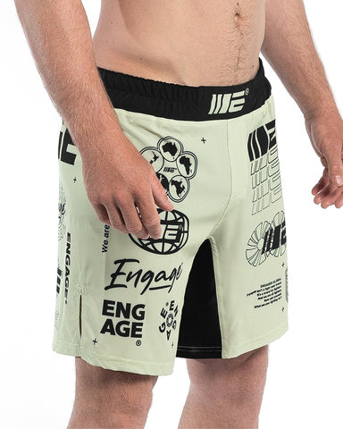 Engage Billboard MMA Grappling Shorts - Sand