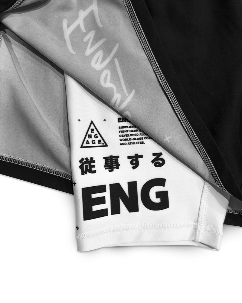 Engage Billboard 2 in 1 Fight Shorts - Black