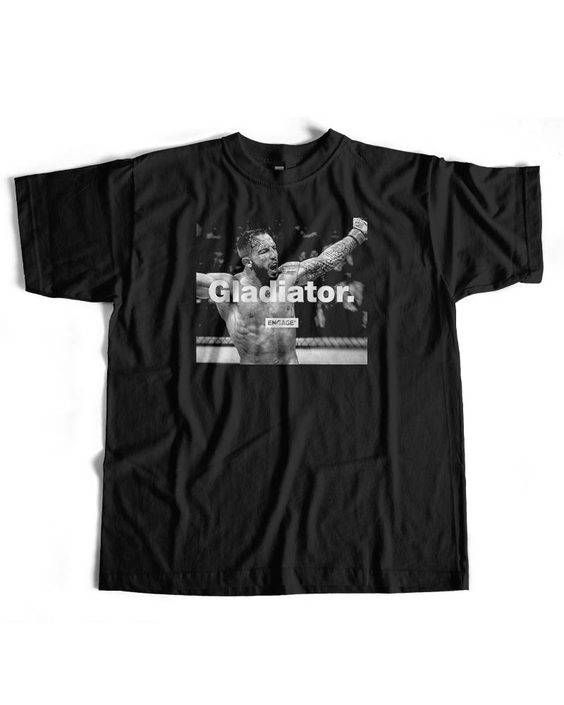 Gladiator (Brad Riddell) Supporter Tee - Black