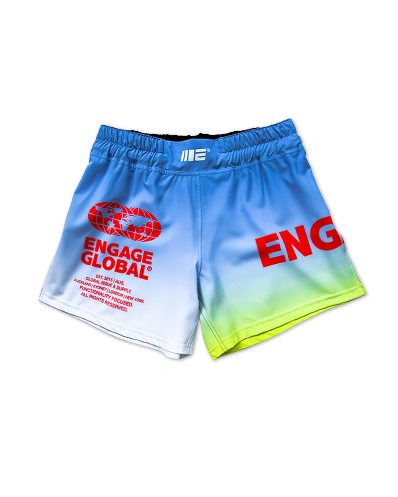 Engage Neon Sky MMA Hybrid Shorts