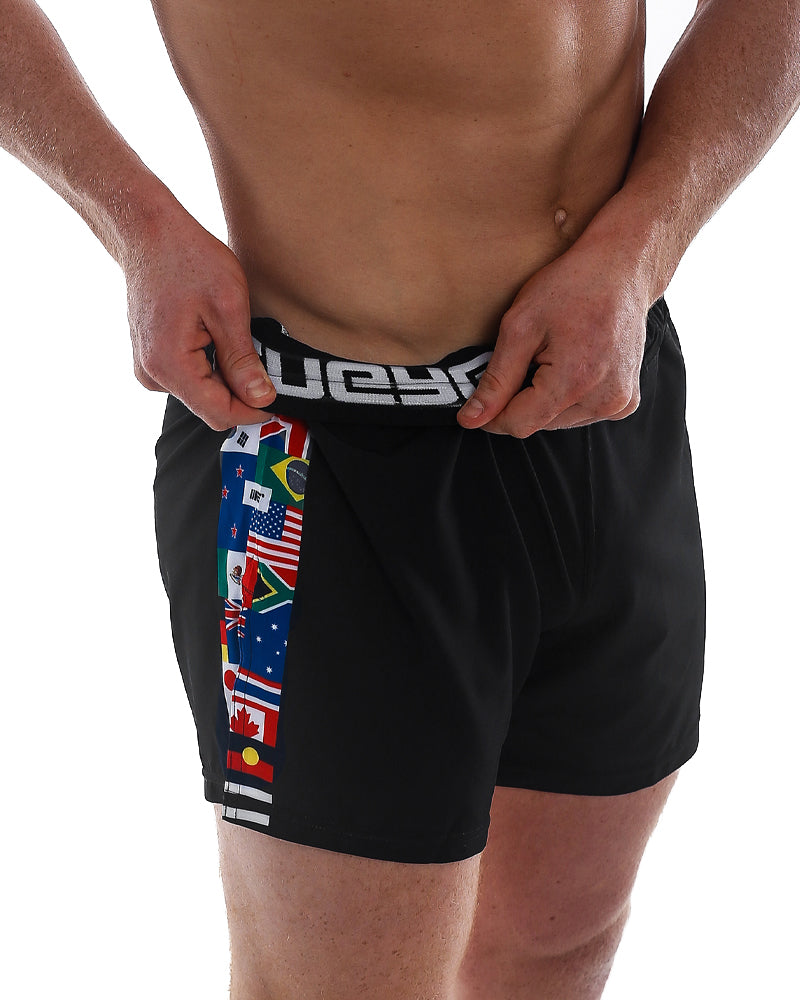 Long shop hybrid shorts