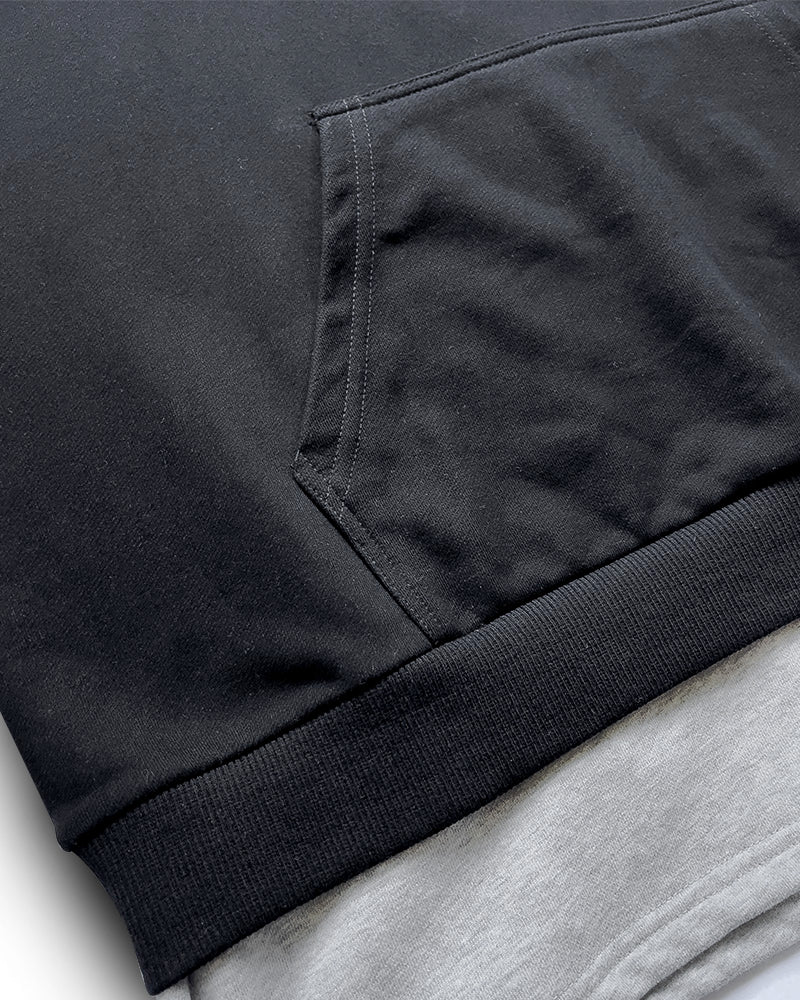 Engage Under-Hood Crewneck (Heather Grey)