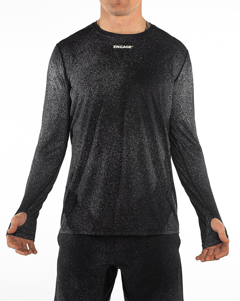 Engage Core Training Long Sleeve Tee (Asphalt)
