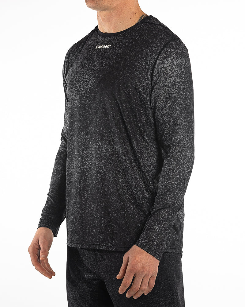 Engage Core Training Long Sleeve Tee (Asphalt)
