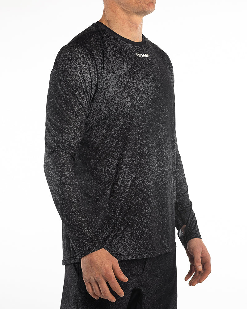 Engage Core Training Long Sleeve Tee (Asphalt)