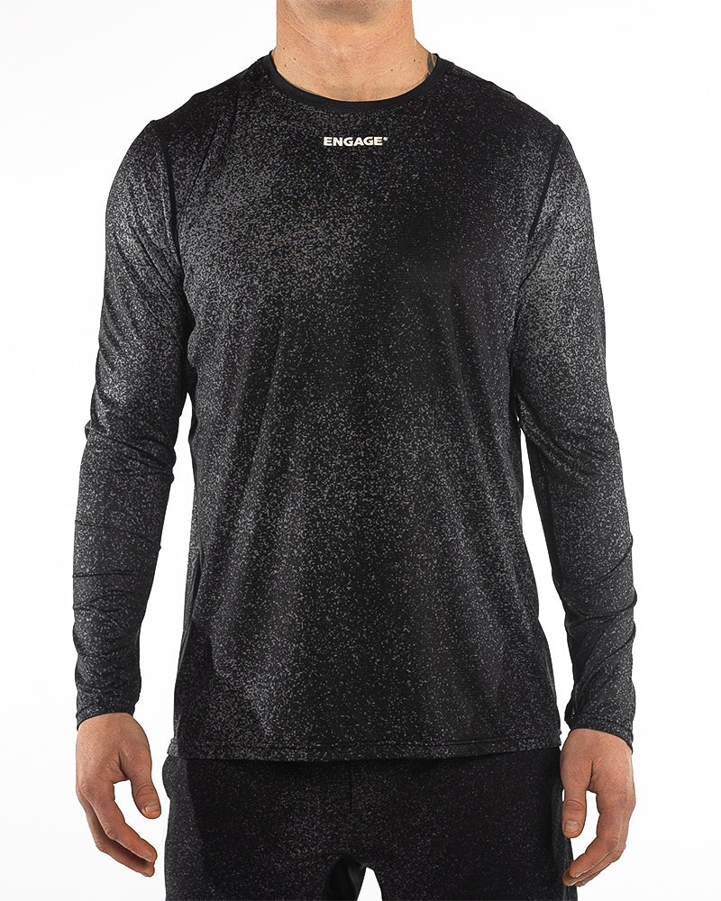 Engage Core Training Long Sleeve Tee (Asphalt)