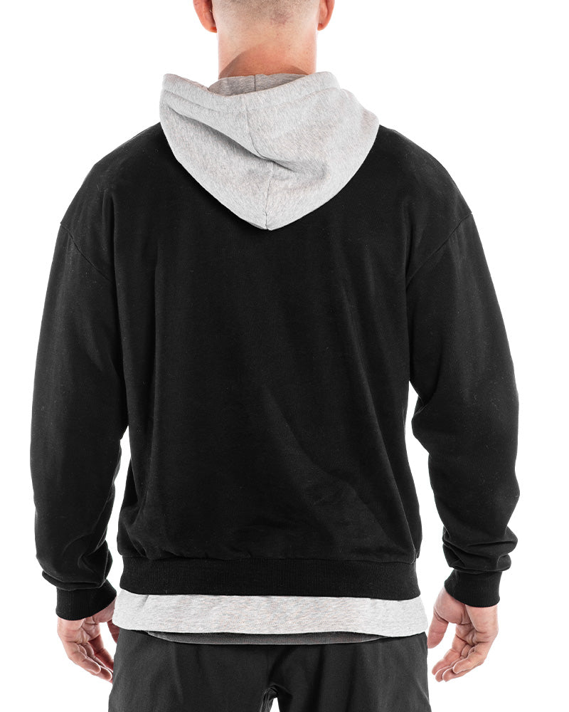 Engage Under-Hood Crewneck (Heather Grey)