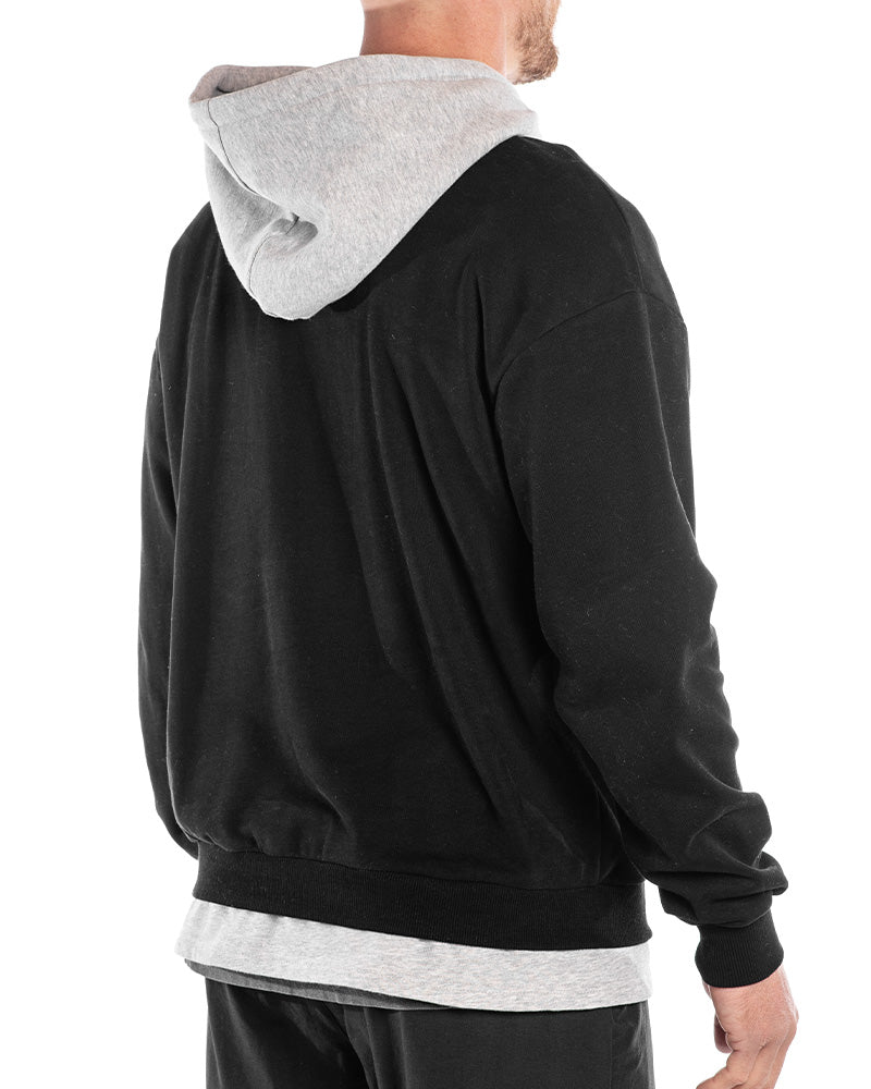 Engage Under-Hood Crewneck (Heather Grey)