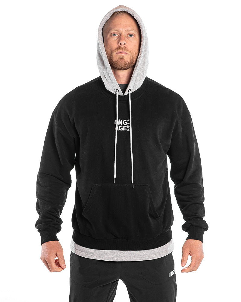 Engage Under-Hood Crewneck (Heather Grey)