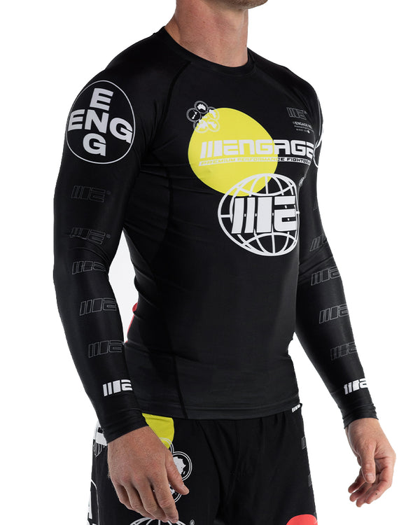Engage Logo Set Long Sleeve Rash Guard - Engage®️ NZ