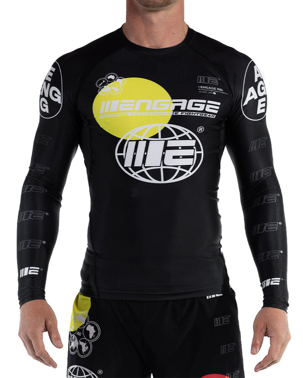 Engage Logo Set Long Sleeve Rash Guard - Engage®️ NZ