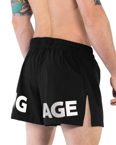 Engage Oversized Wordmark MMA Hybrid Shorts