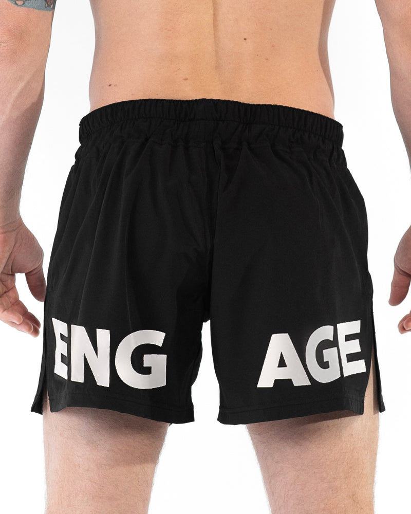 Engage Oversized Wordmark MMA Hybrid Shorts