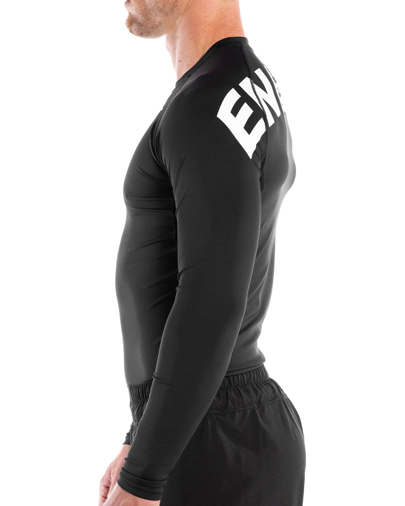 Oversized Wordmark Long Sleeve Rash Guard